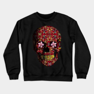 Red Roses Skull V.1 Crewneck Sweatshirt